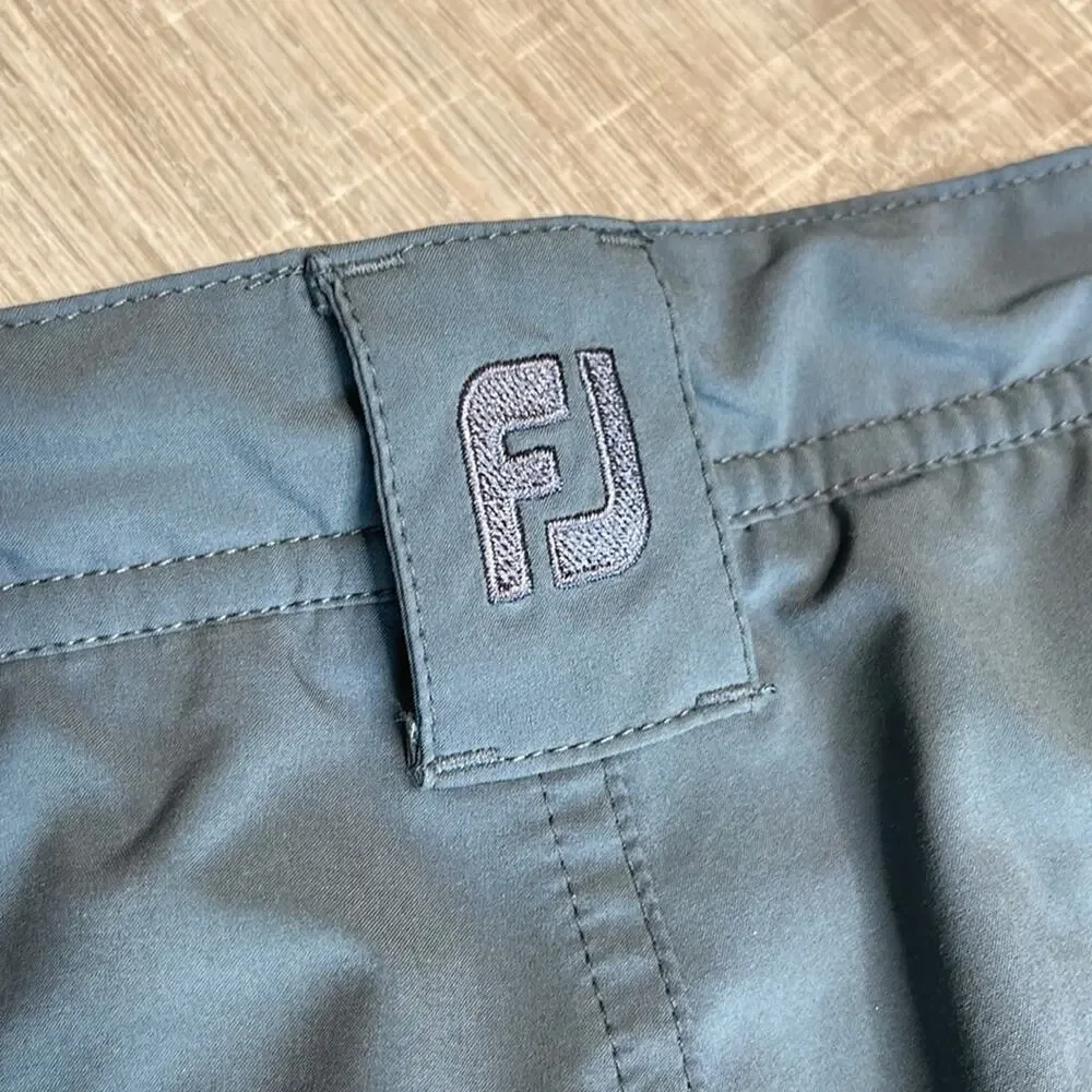 FOOTJOY Men's Gray Flat Front Casual Shorts